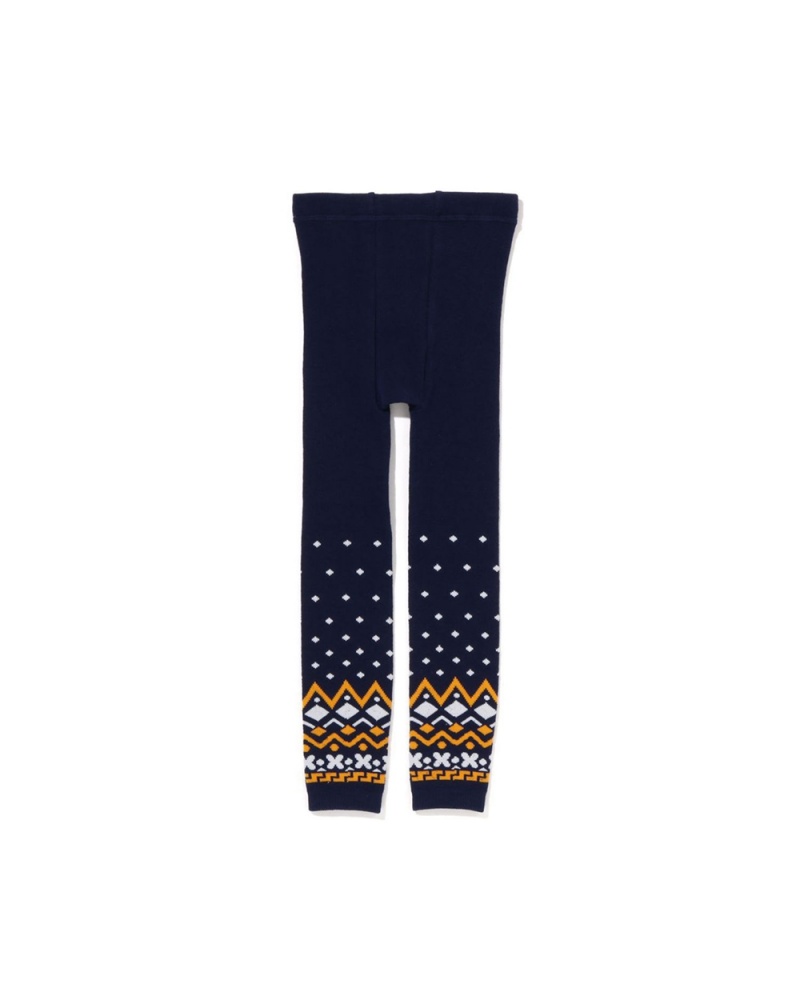 Autres Accessoires Bape Baby Milo Nordic Leggings Bleu Marine Bleu Enfant | NEM-81073300